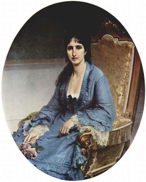 Portrait of Antonietta Negroni Prati Morosini, Oval